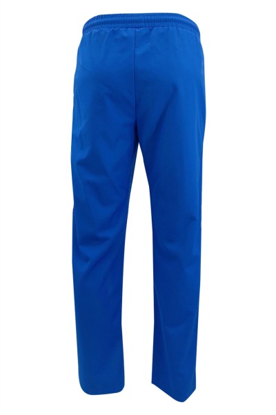 U378  Custom made dark blue sweatpants design rubber band trouser head sweatpants running sweatpants franchise store side view
